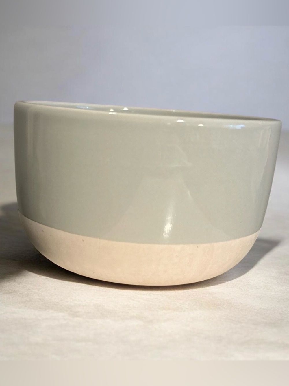 5.1" Succulent Upgrade Ceramic Planter Pot White Glazed Milgro Nursery SKU 74414